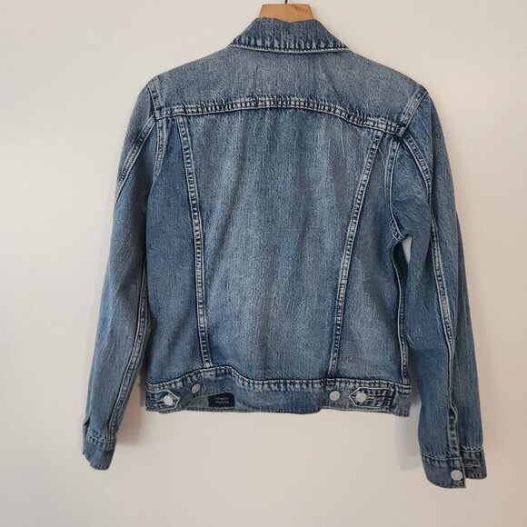 Lucky Brand Tomboy Trucker Denim Jacket Blue Womens Medium Retail $99 NWT - Picture 6 of 15